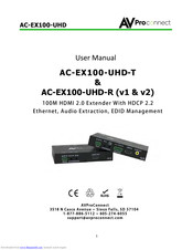 AVProConnect AC-EX100-UHD-R User Manual
