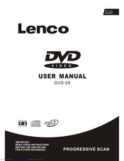LENCO DVD-29 User Manual