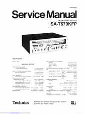 Technics SA-T670KFP Service Manual