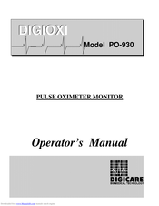 DIGIOXI PO-930 Operator's Manual