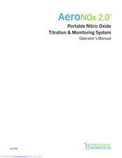 IB AeroNOx 2.0 Operator's Manual