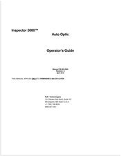 RJS inspector 5000 Operator's Manual