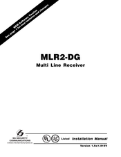 SG Security Communications MLR2-DG Installation Manual