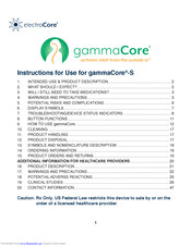 ElectroCore gammaCore-S Instruction Manual