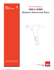 Huck 2502 Instruction Manual