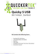 QuickerTek Quicky 5 USB Instruction Manual