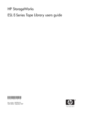 HP StorageWorks ESL E-Series User Manual