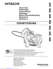 Hitachi Koki CS33EA Handling Instructions Manual