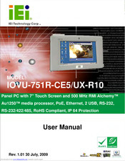 IEI Technology IOVU-751R-CE5/UX-R10 User Manual