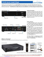 AerialBox t2100 Quick Install Sheet