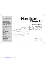 Hamilton Beach 74275R Use & Care Manual