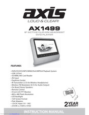 Axis AX1499 Instruction Manual