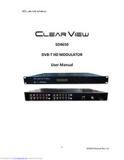 ClearView SD4650 User Manual