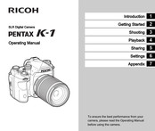 Ricoh Pentax K-1 Operating Manual