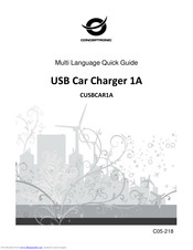 Conceptronic CUSBCAR1A Quick Manual