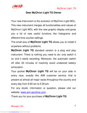 Aim MyChron Light TG Manual