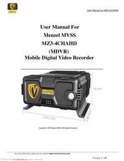Menzel MVSS MZ3-4CHAHD User Manual