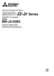 Mitsubishi Electric MR-J2-03B5 Instruction Manual