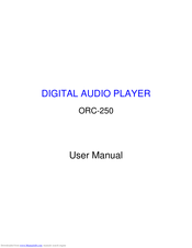 Oracom ORC-250 User Manual
