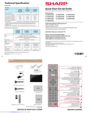 Sharp LC-49UI7352K Quick Start Setup Manual