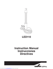 Cooper Lighting LED110 Instruction Manual