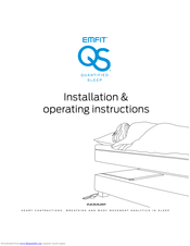 Emfit Quantified Sleep IP-9360 Installation & Operating Instructions Manual