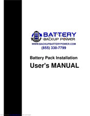 Battery Backup Power BBP-AR-1000-PSW-ONL-EBP-8B User Manual