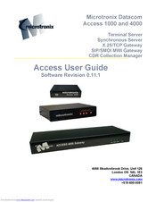 MICROTRONIX Access 4002-N04 User Manual