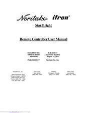 Noritake itron Star Bright User Manual