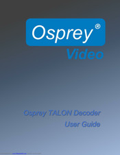 Osprey Talon G1 User Manual