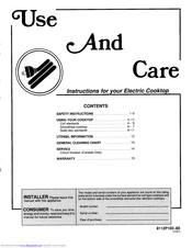 Magic Chef A8610PV Use And Care Manual