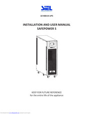 Siel SAFEPOWER S Installation And User Manual
