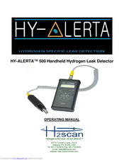 H2Scan HY-ALERTA 500 Operating Manual