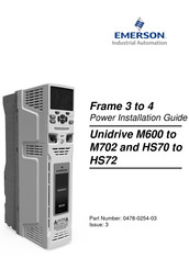 Emerson Unidrive M700 Installation Manual