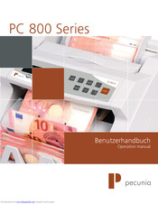 Pecunia PC 800 WE3 Operation Manual