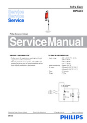 Philips HP3643 Service Manual