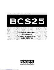 Dateq BCS25 User Manual