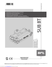 BFT SUB BT Installation Manual