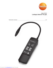 TESTO 316-2 Instruction Manual