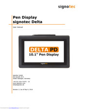 Signotec Delta PD User Manual