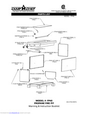 Camp Chef FP40 Warning & Instruction Booklet