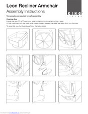 King Living Leon Recliner Armchair Assembly Instructions