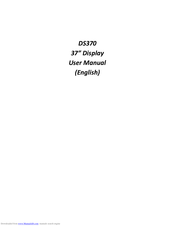 Acer DS370 User Manual