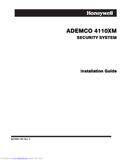 Honeywell ADEMCO 4110XM Installation Manual