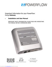 PowerFlow Energy Gateway Installation And User Manual