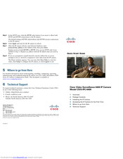 Cisco CIVS-IPC-6400 Quick Start Manual