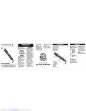 Remington Stylist S6600 Use And Care Manual