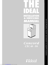 IDEAL Concord CXC 94 Installation & Servicing Manual