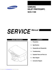 Samsung SCX-1100 Service Manual
