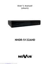 Novus NHDR-5132AHD User Manual